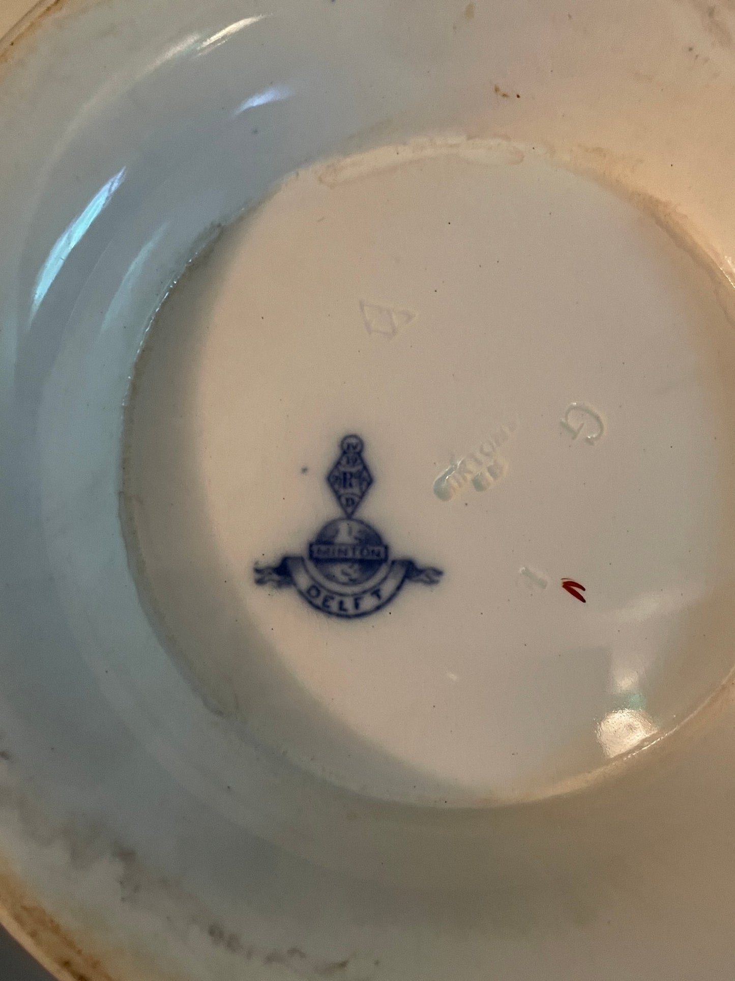 Trio Of Antique Plates Delft
