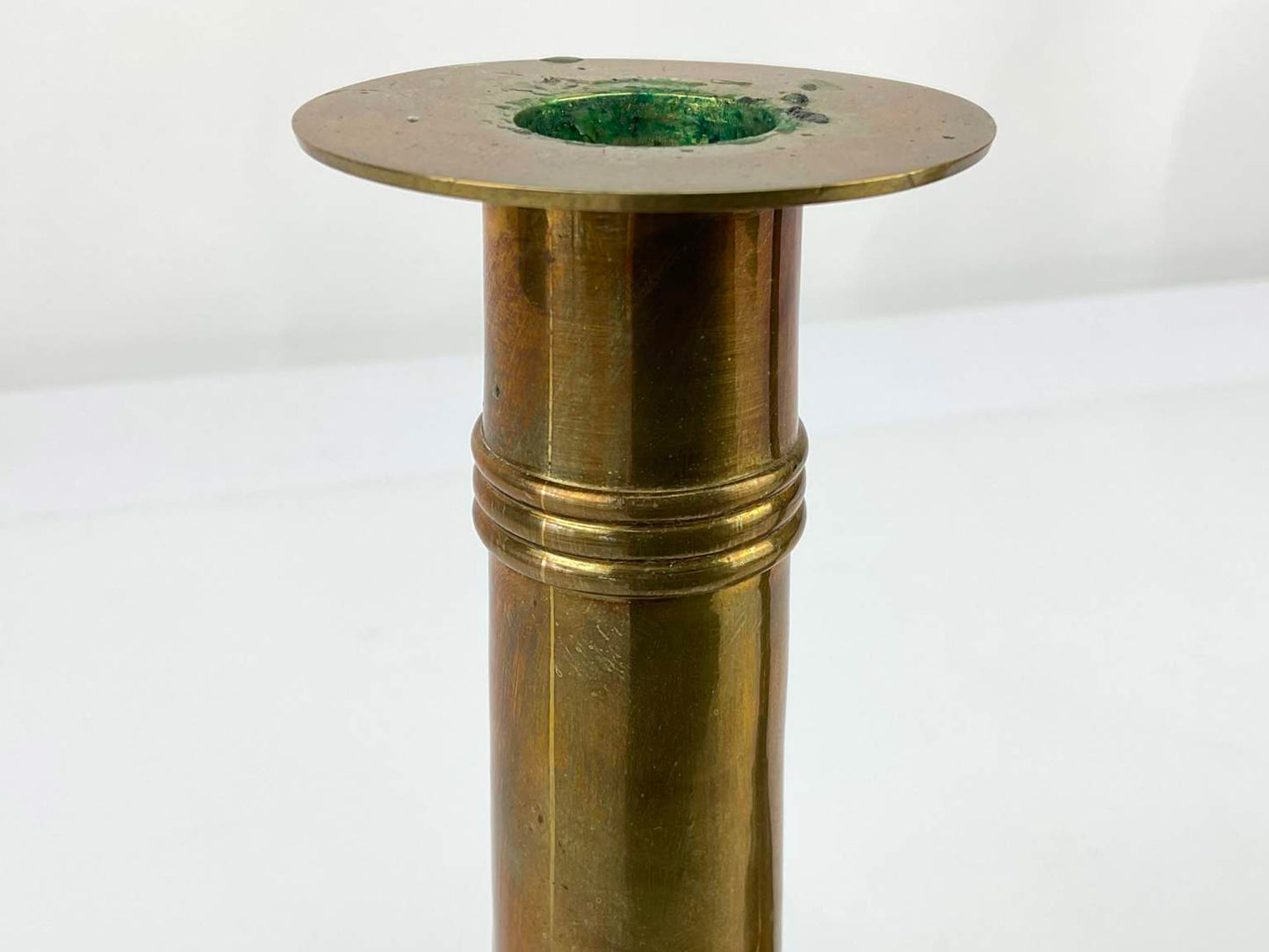 Pair of Vintage Gunther Lambert Brass Candleholders