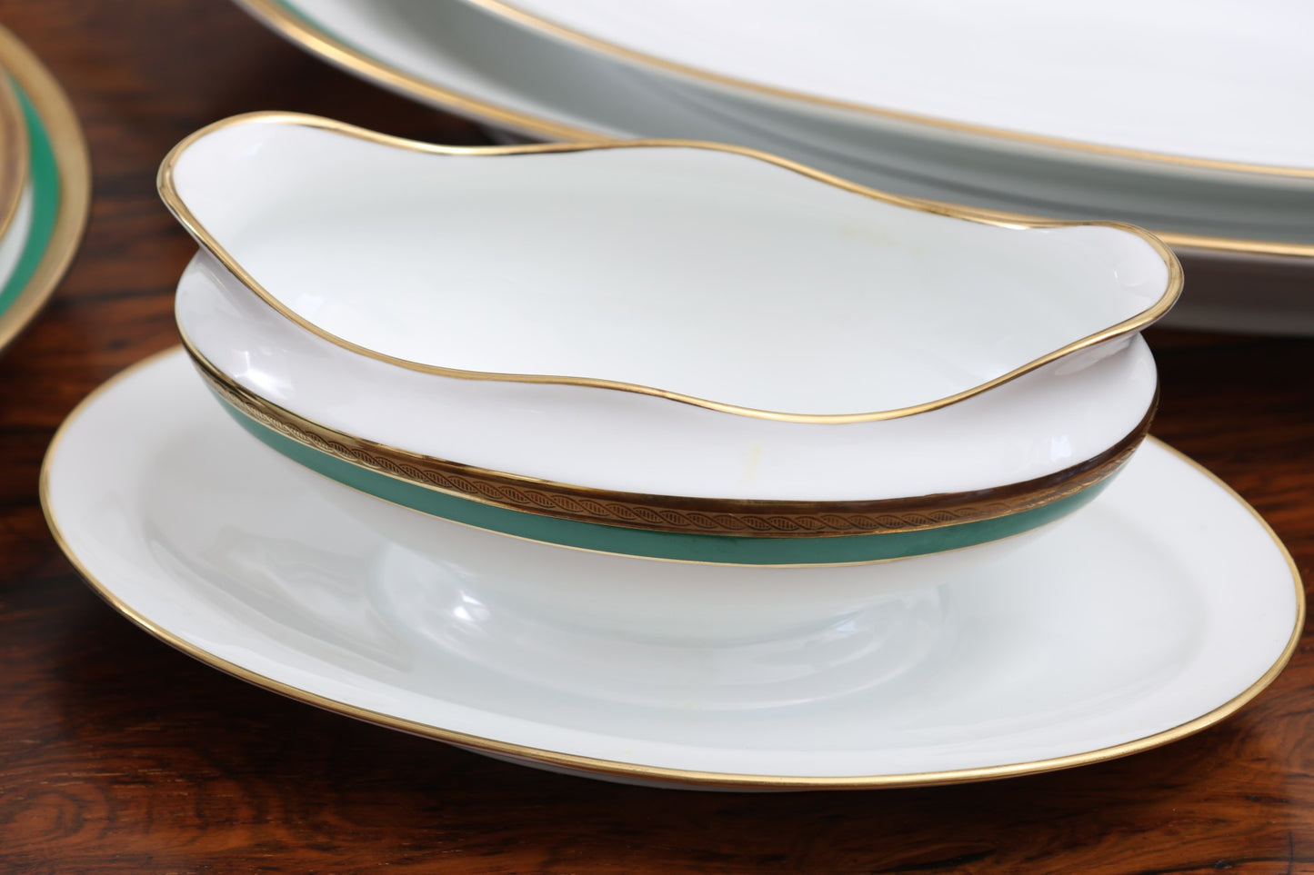 Richard Ginori "Palermo" Green Dish Set 67 Pieces