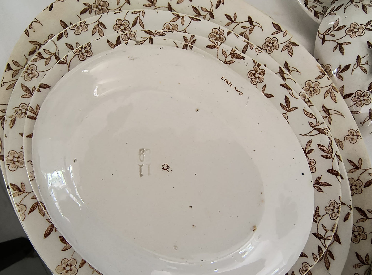 Vintage-Antique English Serving Ware Set-26 pcs