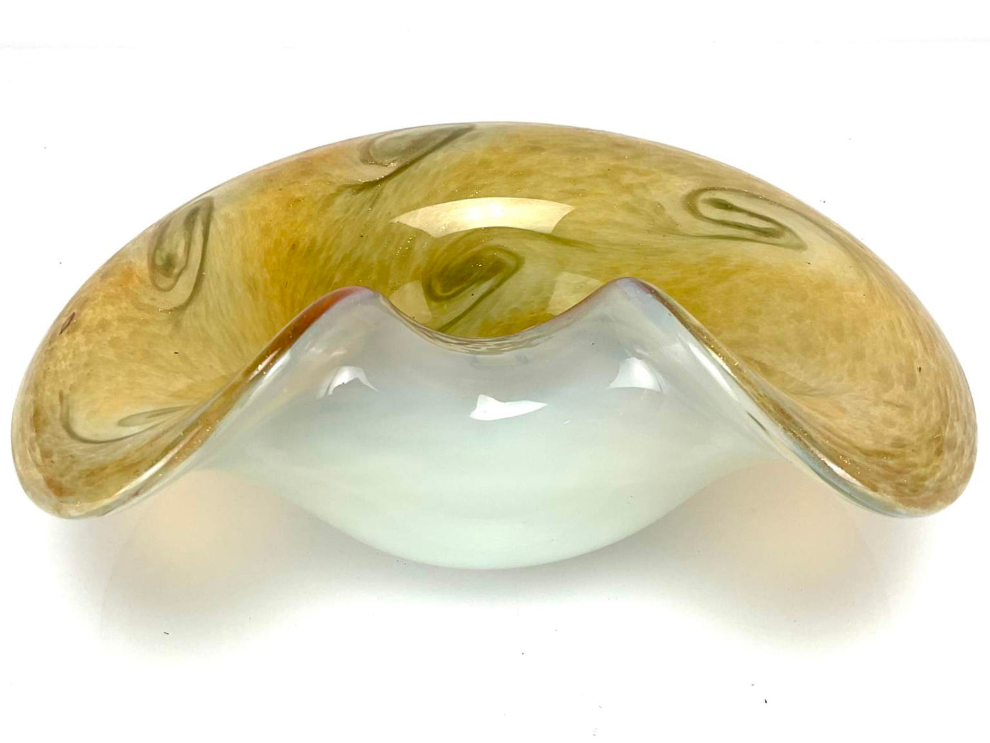 One of kind Vintage Italian Murano Glass Bowl.