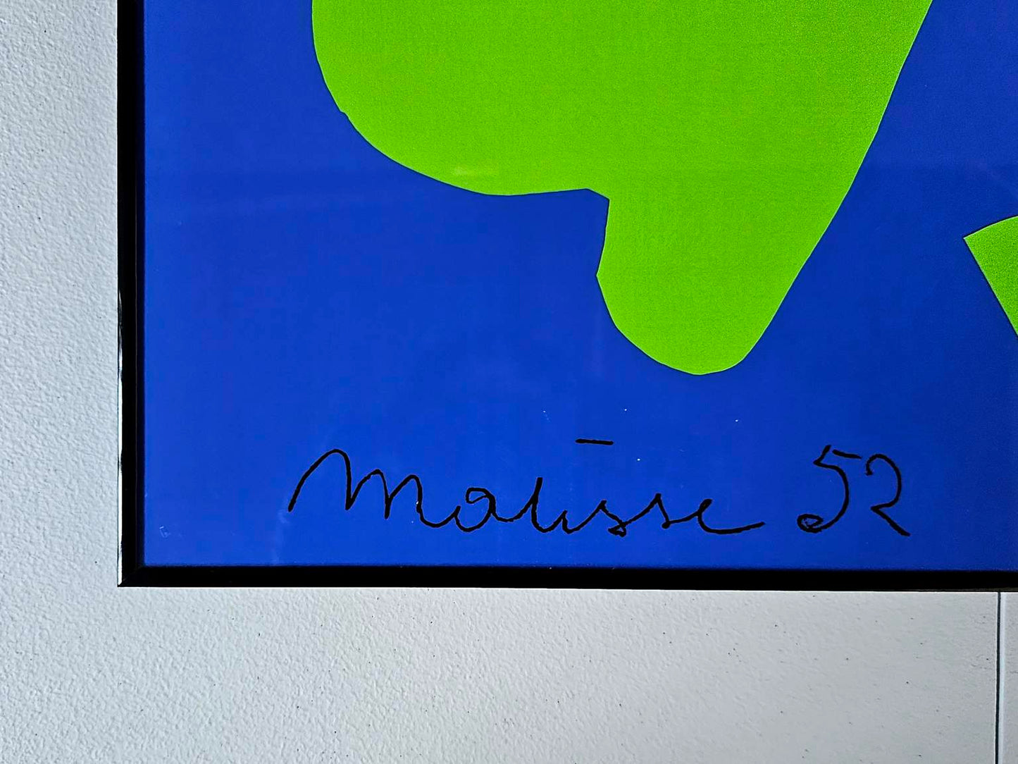 Original Henri Matisse (France 1869-1954) L'Escargot Framed Screenprint Serigraph