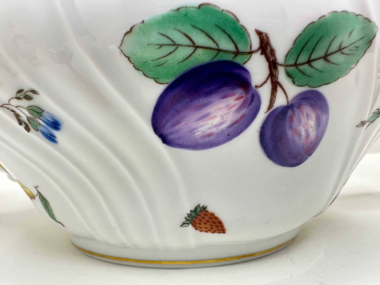 Vintage Italian Richard Ginori Fruits Perugia Tea Set