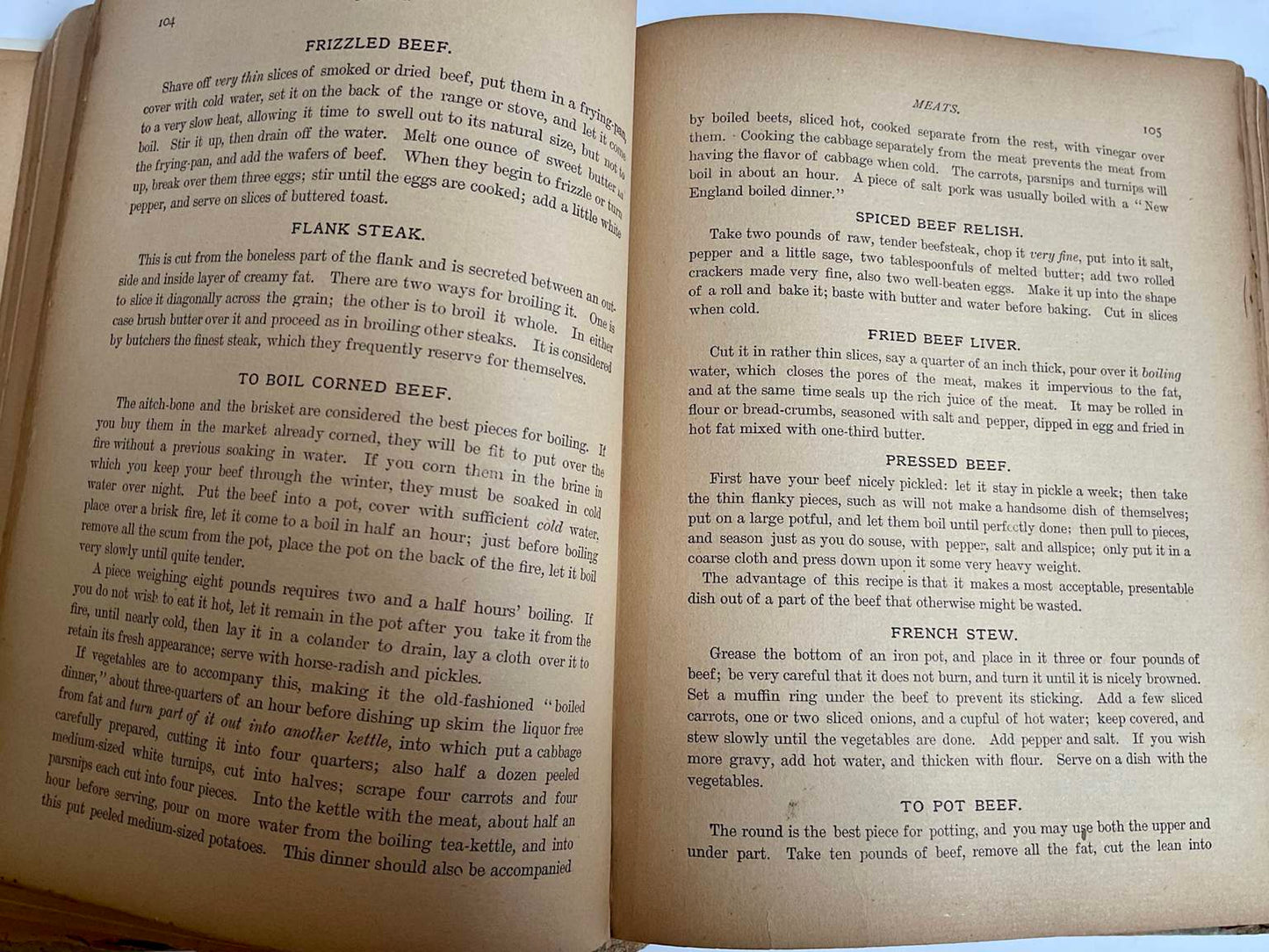 The 1894 Edition of the White House Cookbook by F. L. Gillette