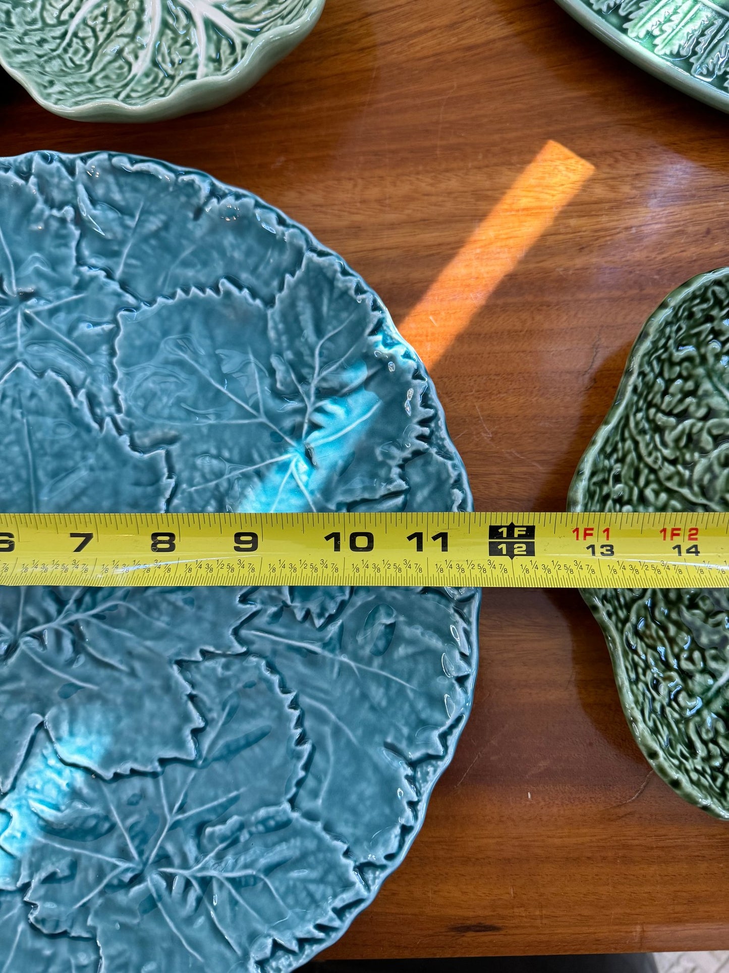 Olafaire And Bordallo Cabbageware With Pineapple Charger