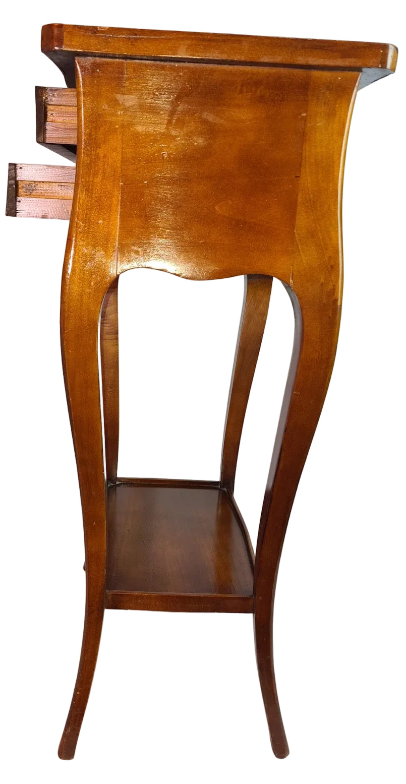 Italian Side or End Table with Two Drawers