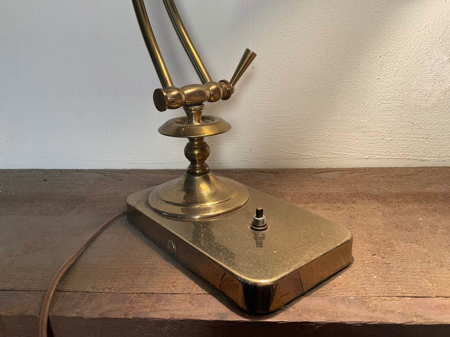 Vintage Brass Desk Lamp