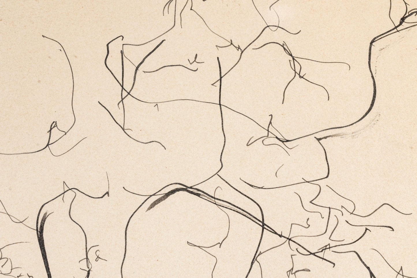 Gino Hollander (American, 1924 - 2015) Ink On Paper