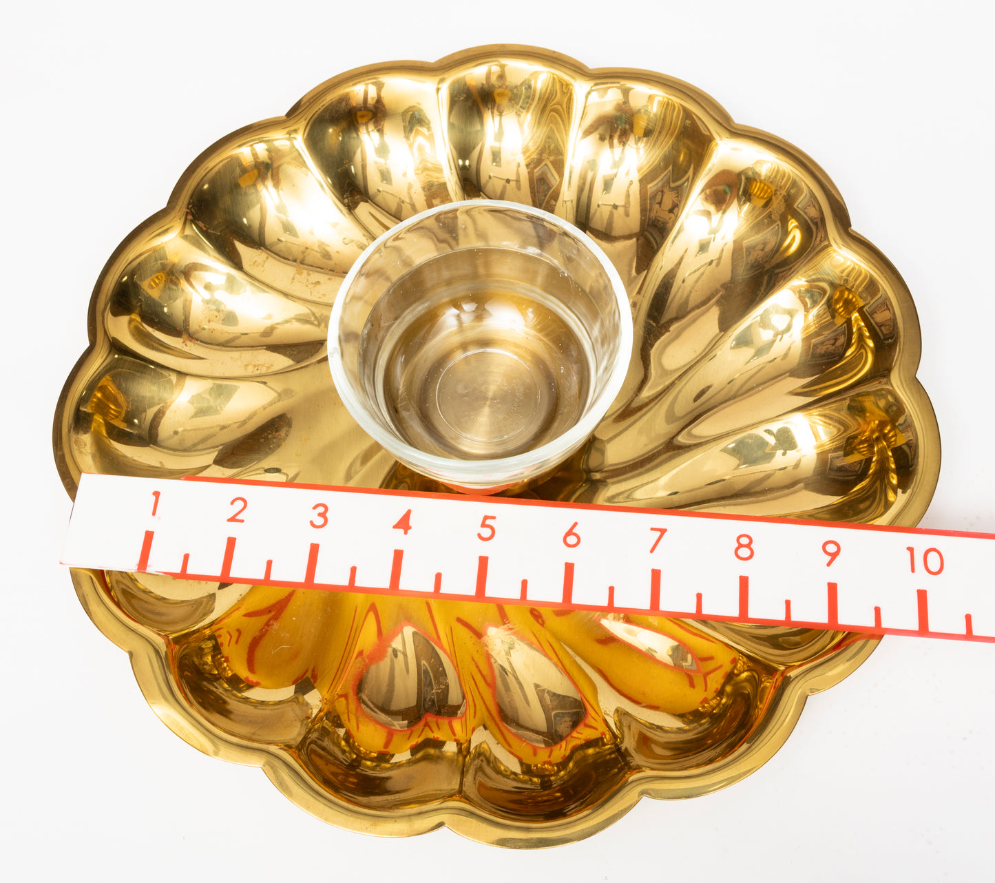 Pair of Solid Brass Seafood Serving Platters