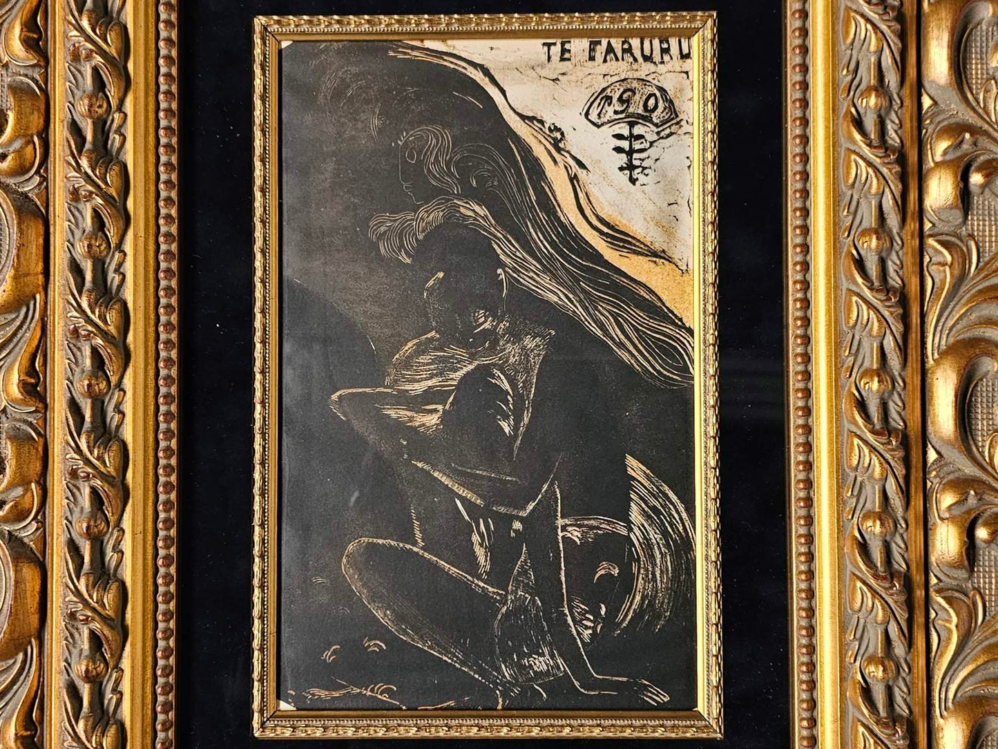 Original Paul Gauguin (French 1818-1903) 1926 Gallery Framed Collotype