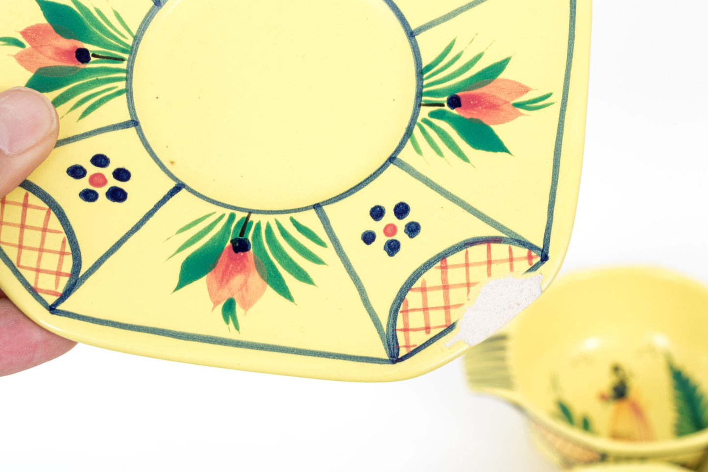 French Henriot Quimper Ceramic Service