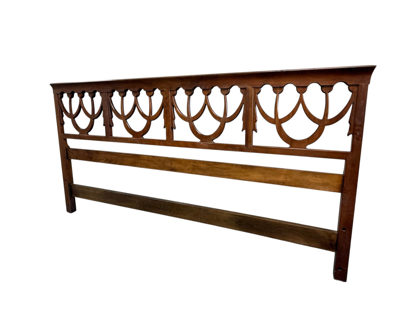 Baker Furniture Chippendale-style Mahogany King-Size Headboard