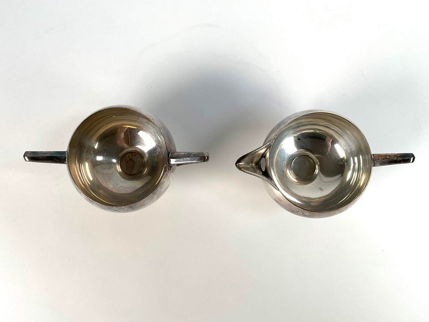 Vintage Weidlich Brothers Silver Plate Creamer and Sugar