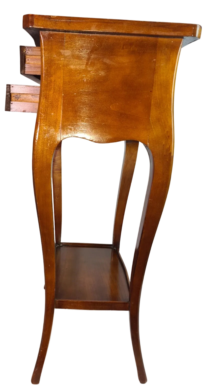 Italian Side or End Table with Two Drawers