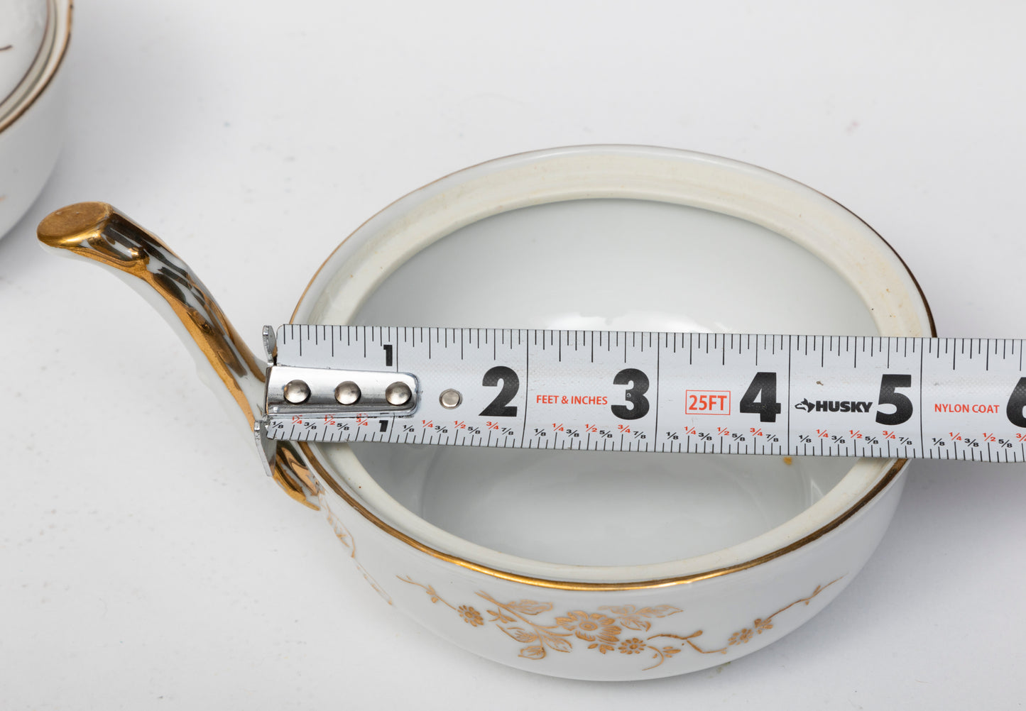 Porcelain Lidded Soup Bowls - Set Of 6