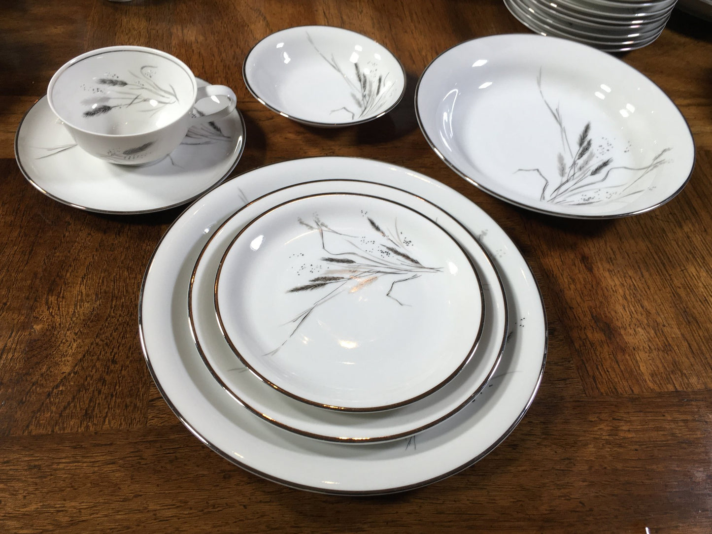 Fabulous Vintage ROSENTHAL CONTINENTAL Wheat China Set - 78 Pieces Including Serving Pieces