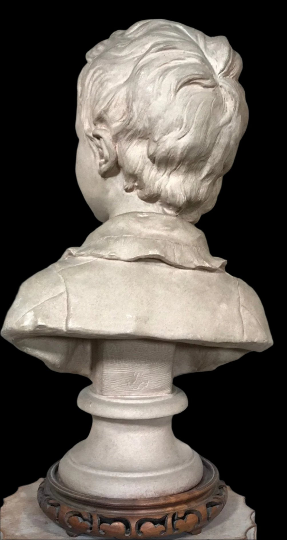 Vintage Terracotta Bust of Alexandre Brongniart As Child