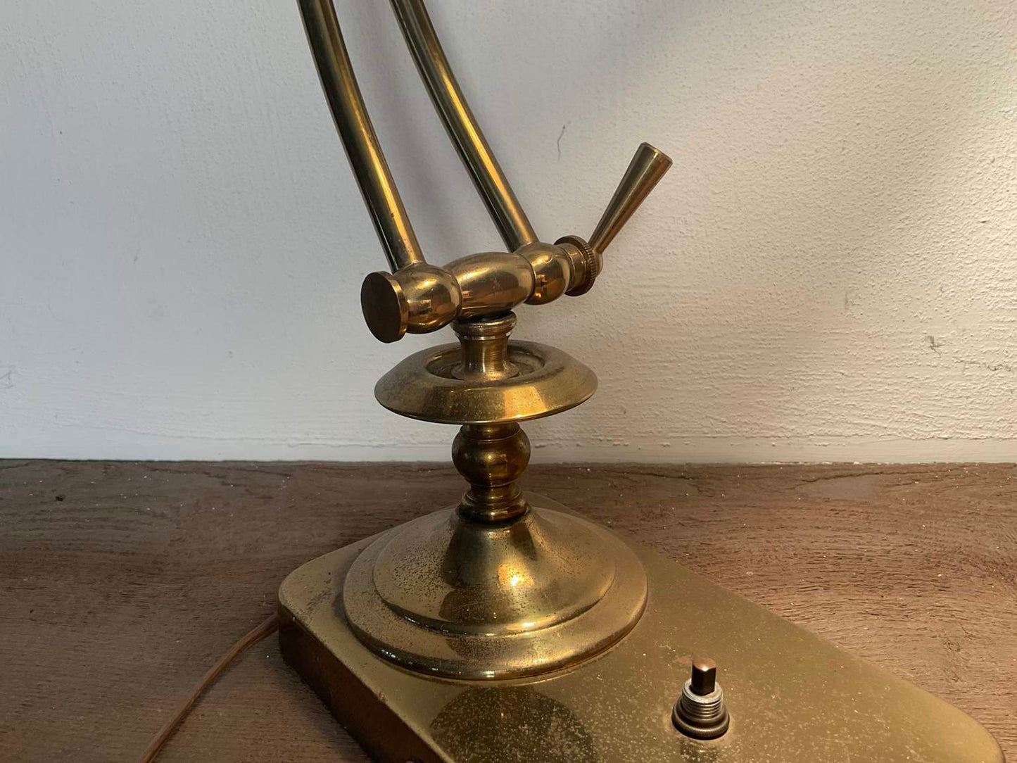 Vintage Brass Desk Lamp