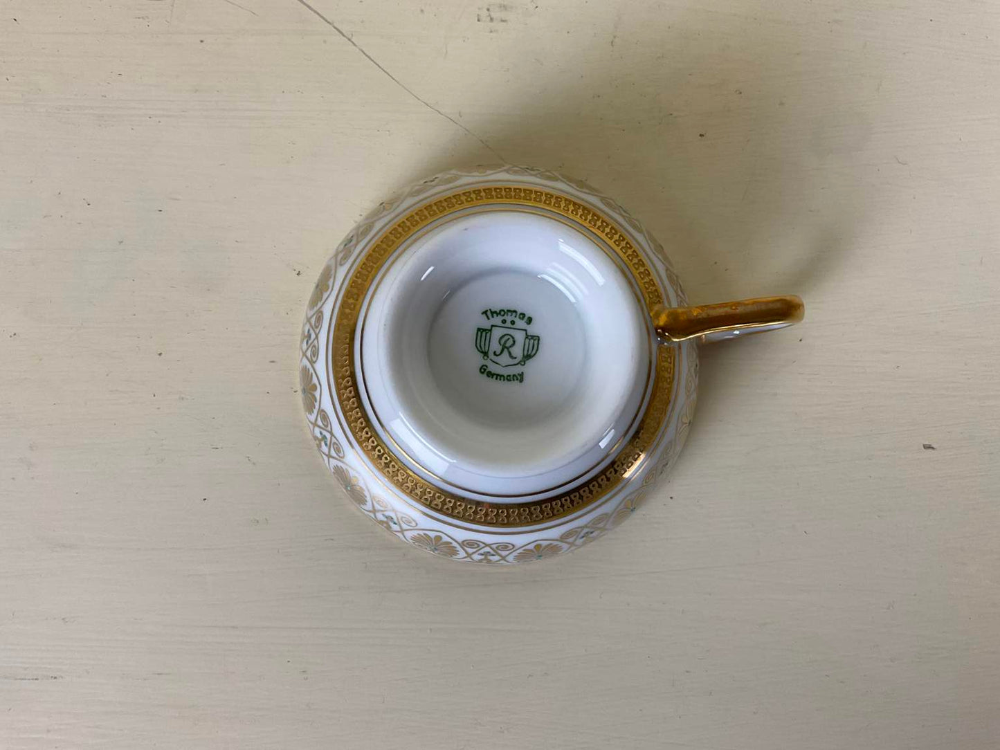 Set of 10 Vintage Thomas Rosenthal of Germany Demi Tasse Cups and Saucers - 12 pcs