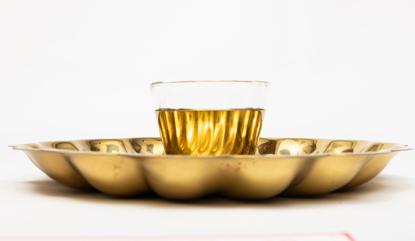 Pair of Solid Brass Seafood Serving Platters