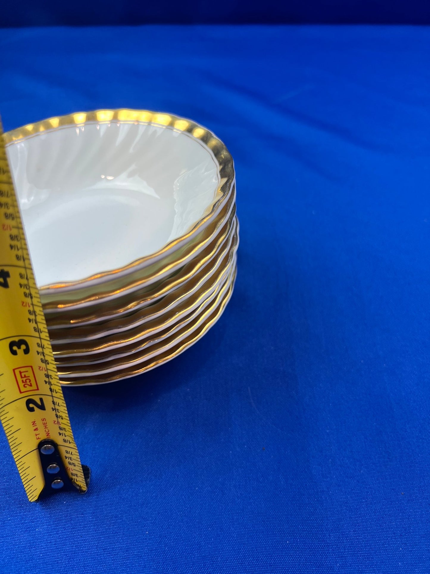 English Porcelain Bowls 5.5" - Signed "Minton's England"