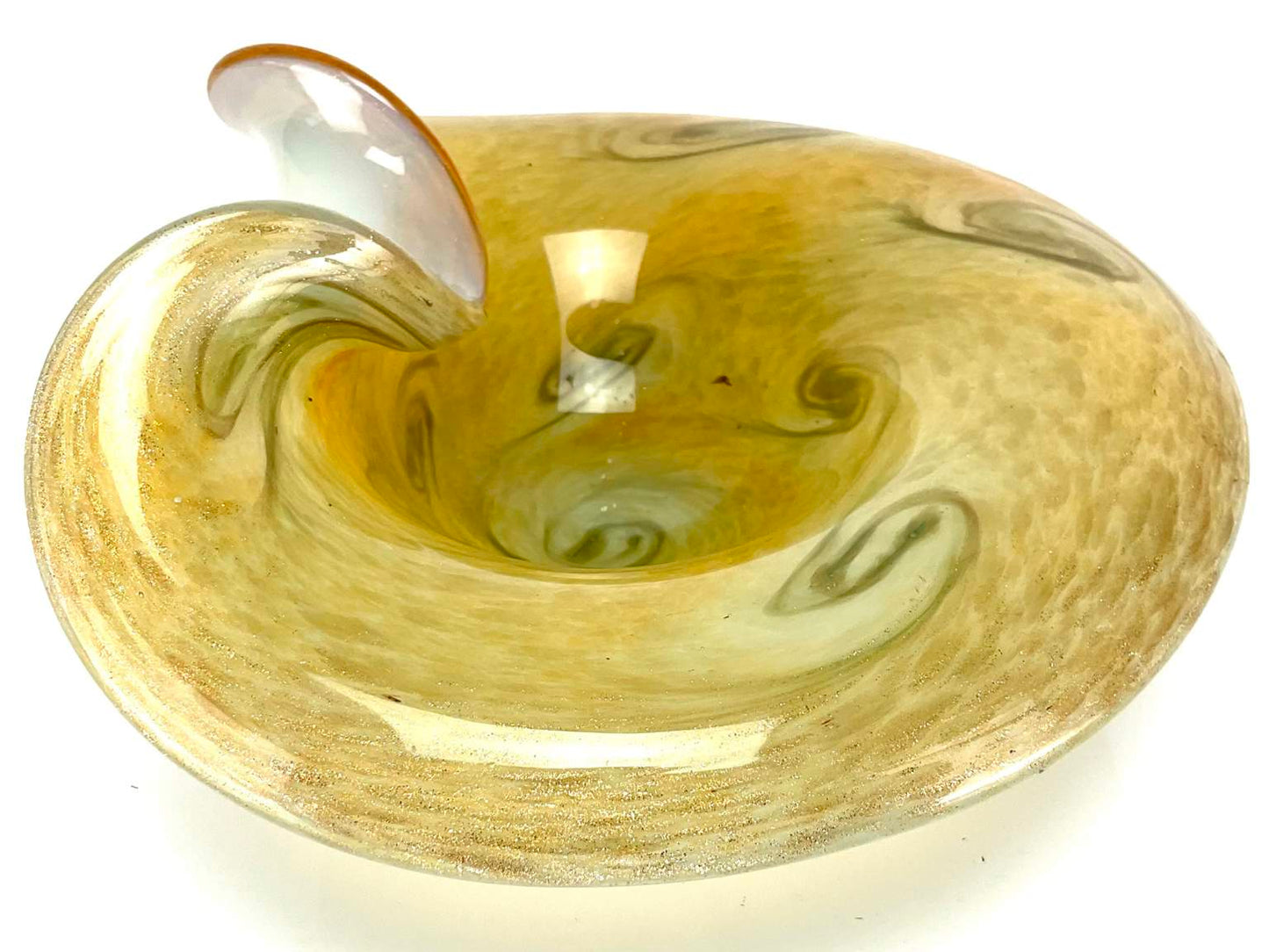 One of kind Vintage Italian Murano Glass Bowl.