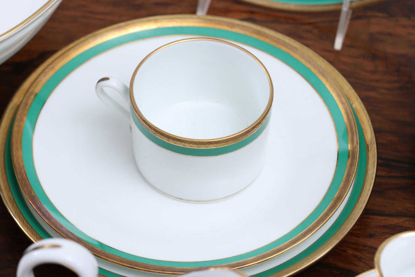 Richard Ginori "Palermo" Green Dish Set 67 Pieces
