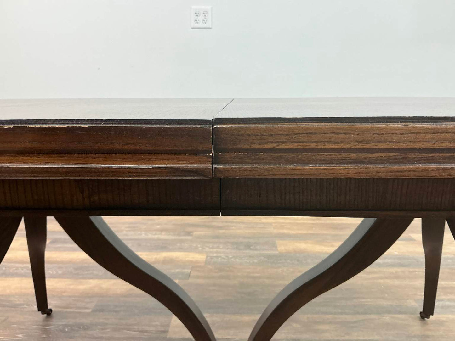 Hickory “Ingold” Mahogany Oval Expansion Dining Table