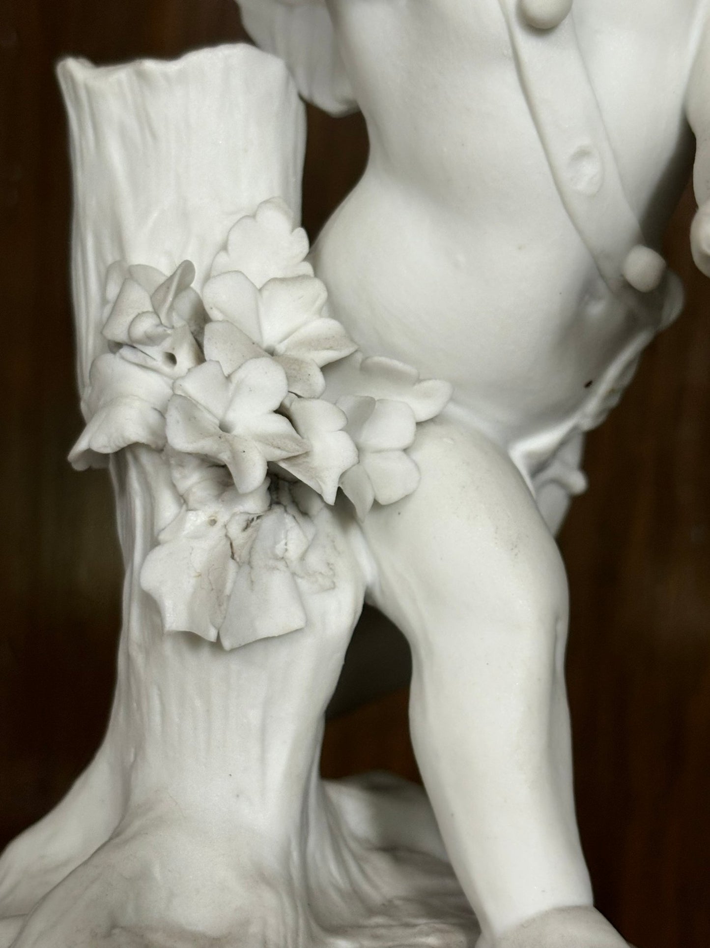 A Beautiful Pair Of Sevres Biscuit Porcelain Cherubim, On Cobalt Porcelain Plinths, 1776