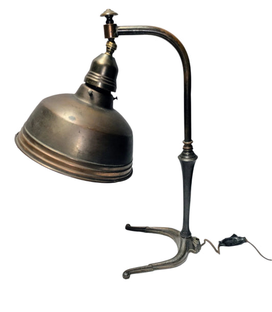 Vintage Jeweler's Copper/Brass & Metal Adjustable Head Lamp