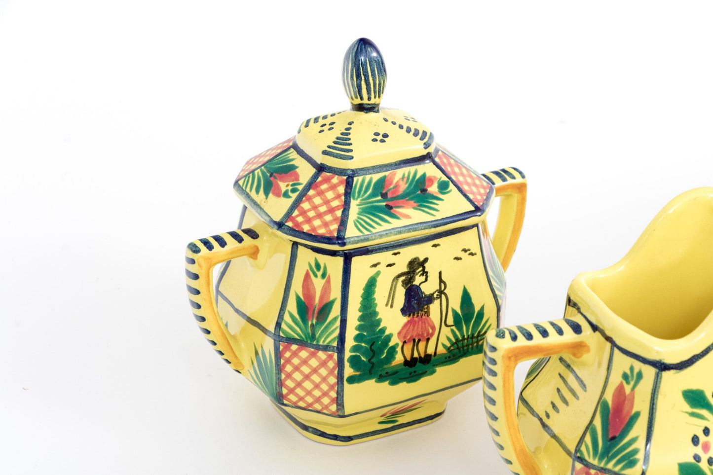 French Henriot Quimper Ceramic Service