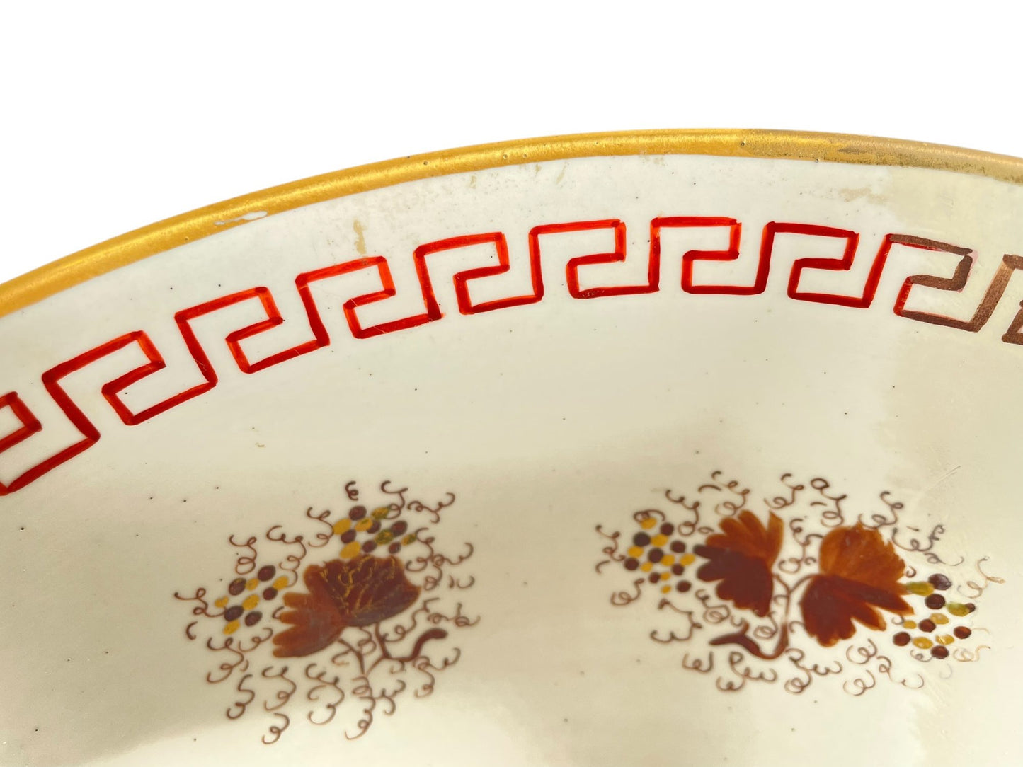 Hand-painted Porcelain Centerpiece Bowl