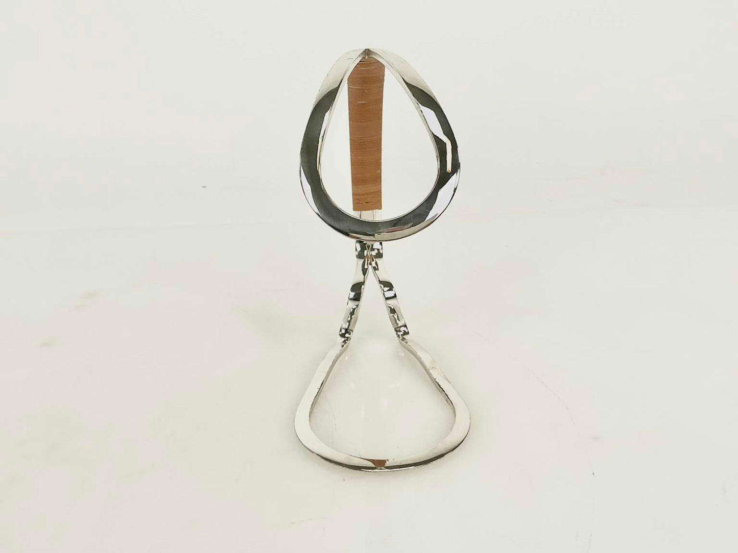 Eisenburg Lozano Sculptural Silver Plated Wine Bottle Holder