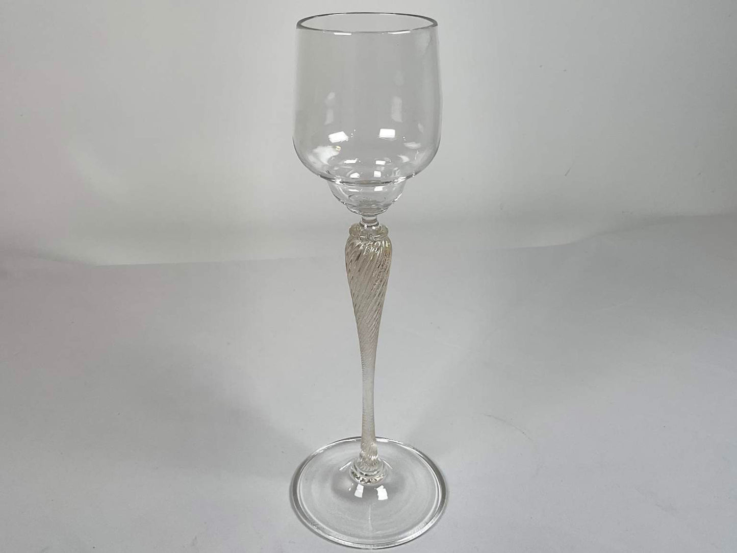 Extra Tall Murano Champagne - Cordial Glasses, 8 pcs