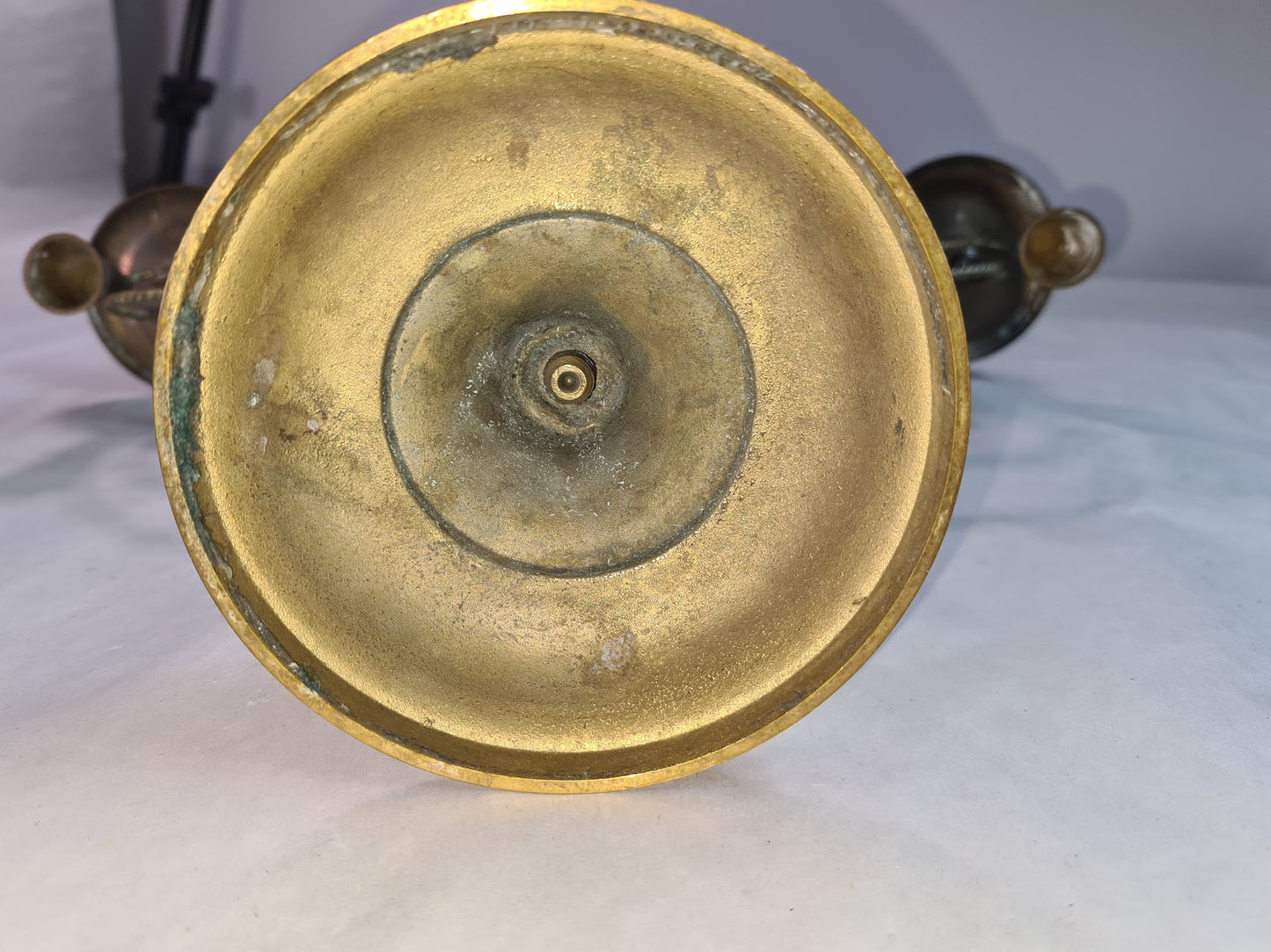 Vintage brass candleholder for 3 candles