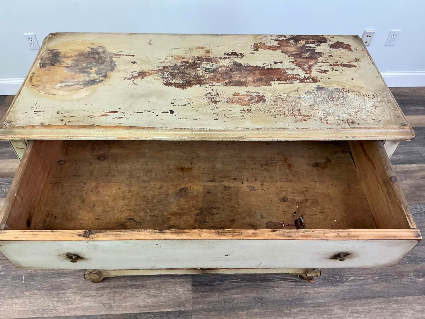 Antique Gustavian Pine Cottage Style Sideboard
