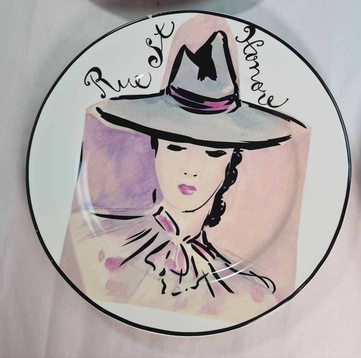 Rosanna 8" Paris Fashion Dessert Plates