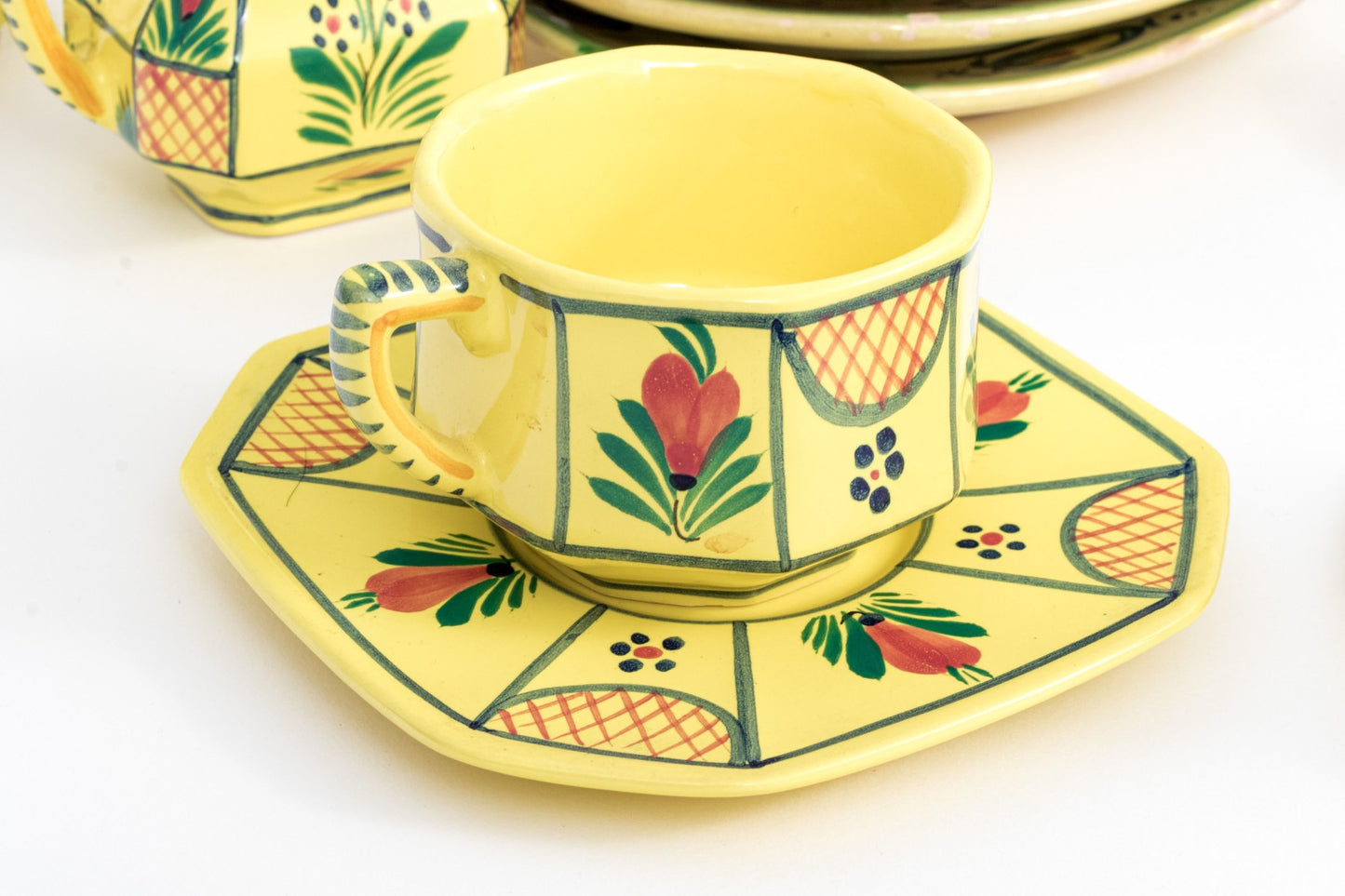 French Henriot Quimper Ceramic Service