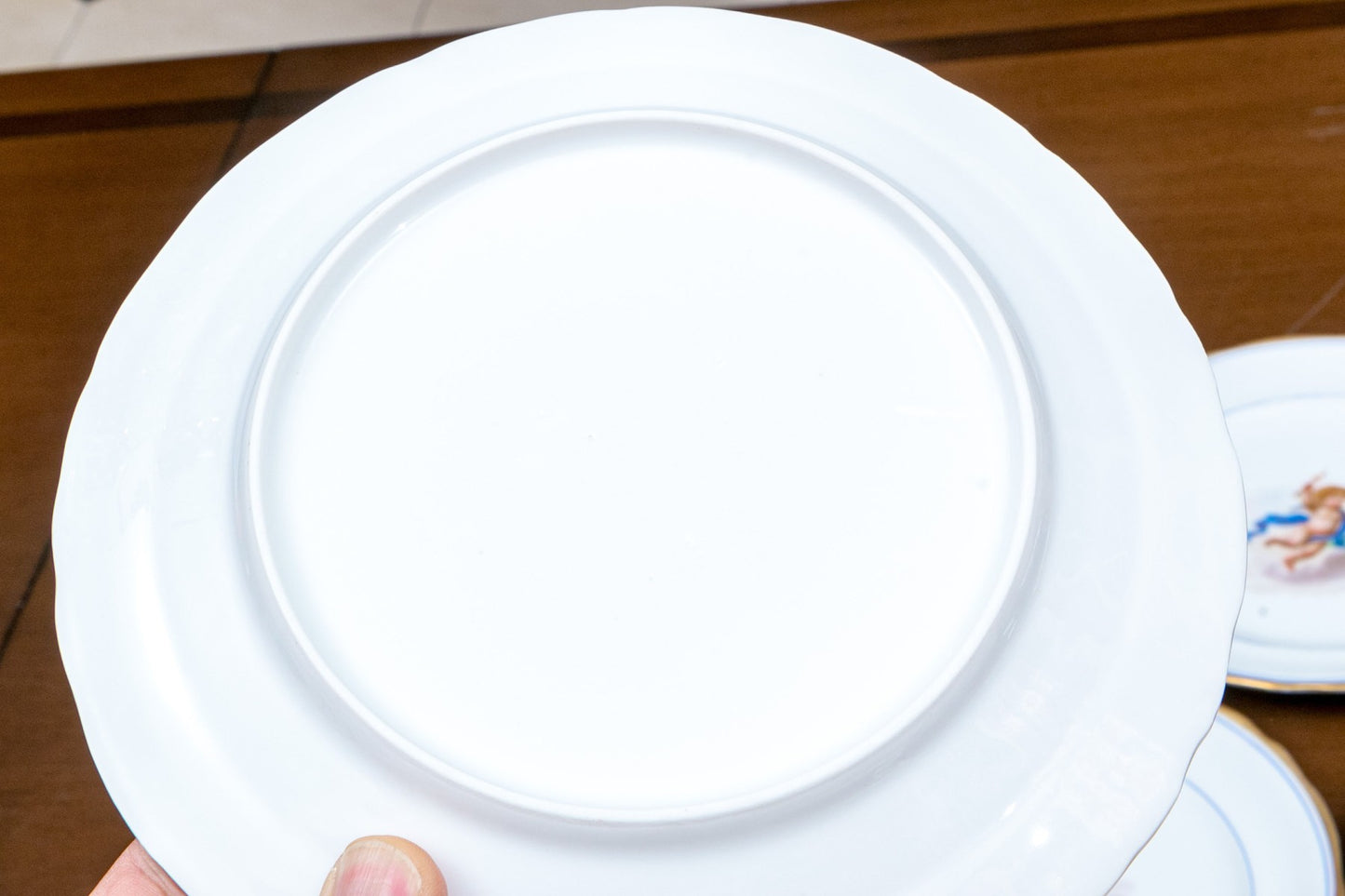 Antique French Porcelain Plates, Set Of 12