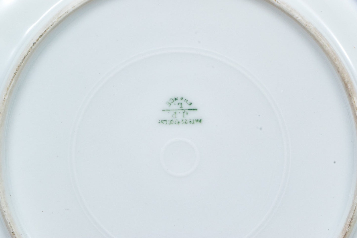 Set Of Six French Porcelain Breads And Butter Dishes