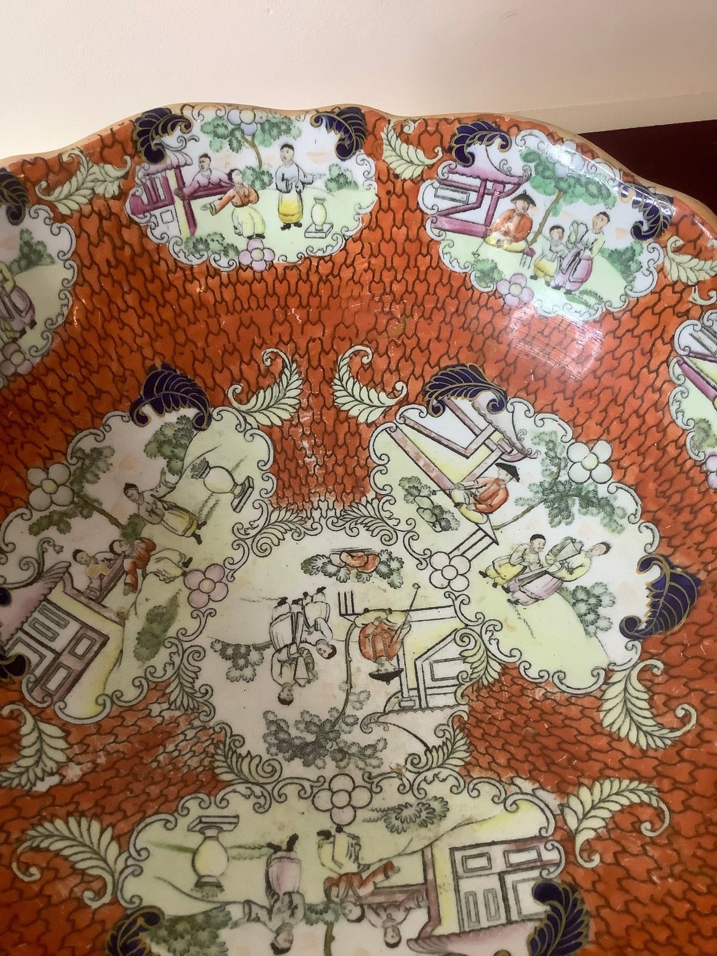 MASON'S PATENT IRONSTONE ASIAN SERVING BOWL, c.1830-48