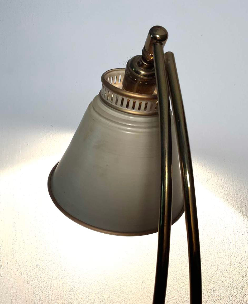 Vintage Brass Desk Lamp