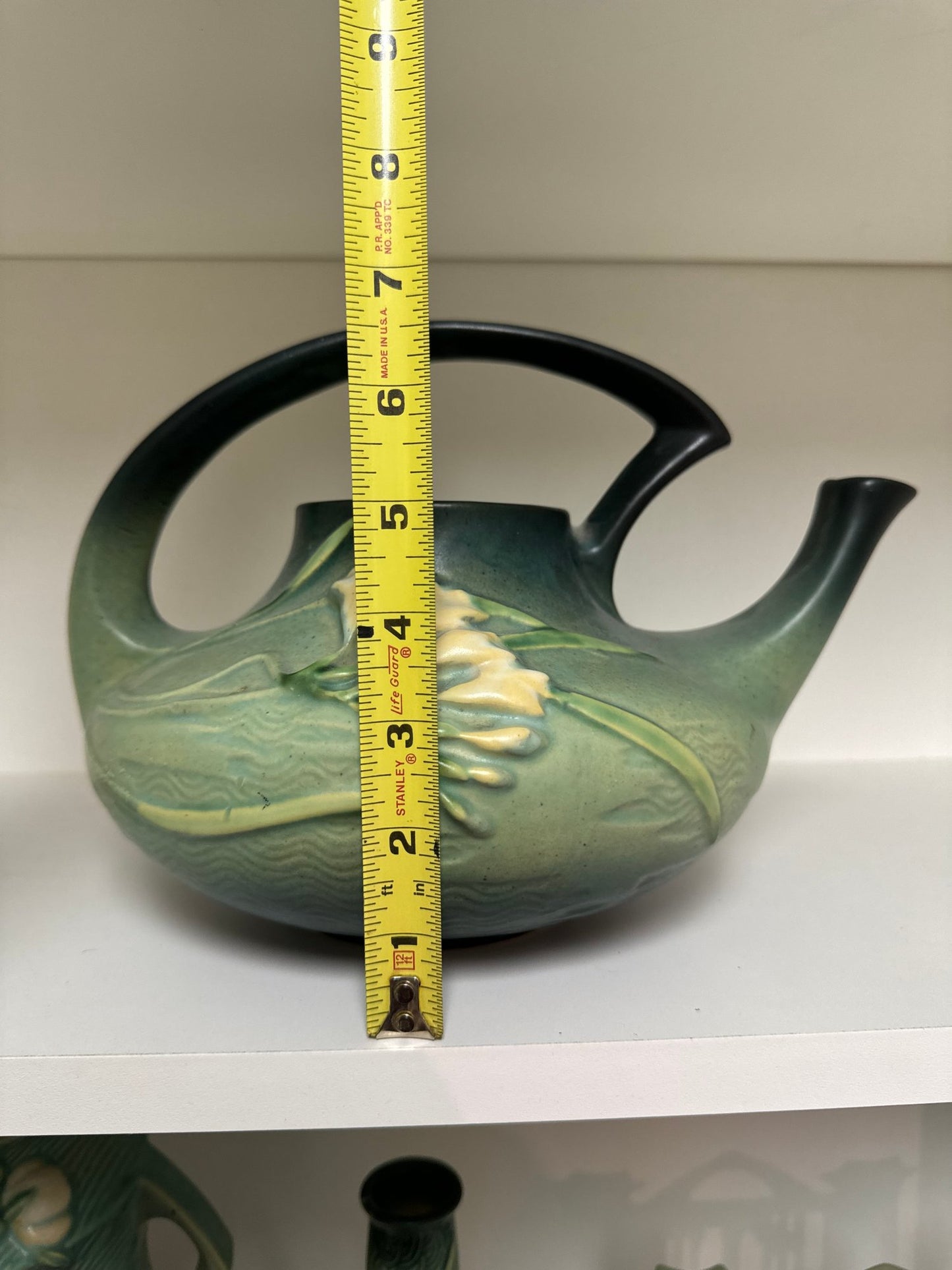 Roseville Freesia Green 60oz Teapot