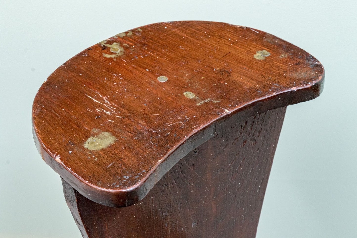 One of a Kind Artisanal Primitive Hand-Carved Wood Chair