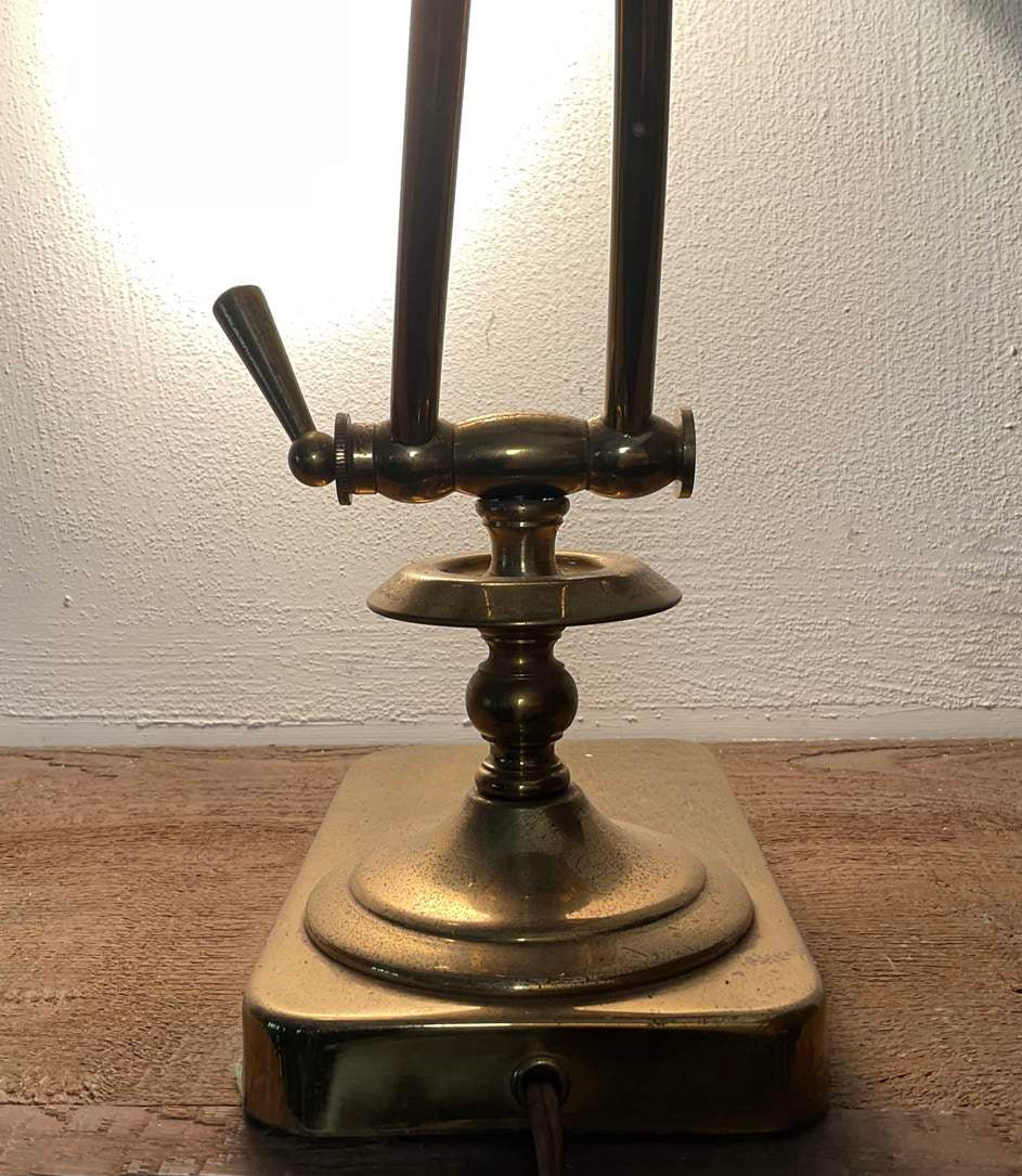 Vintage Brass Desk Lamp