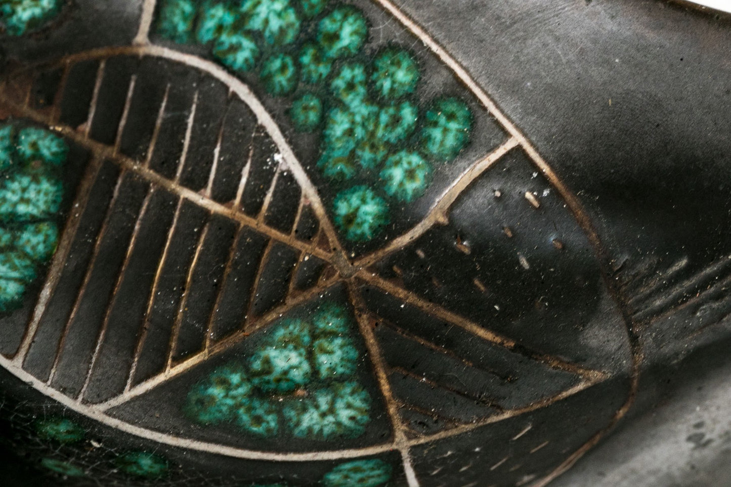 Rare one of a kind MGM Ceramic Dish Fish/Bird Motif attributed to Astrid Tjalk (Denmark)