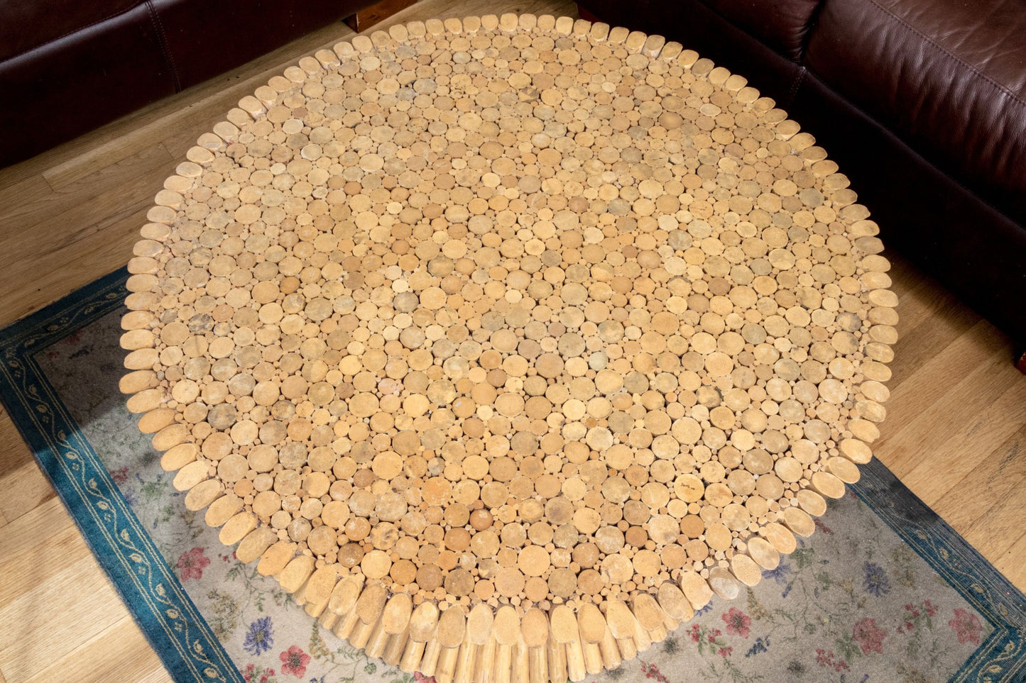 Mid-Century Wheatsheaf Coffee Table Attributed To John McGuire