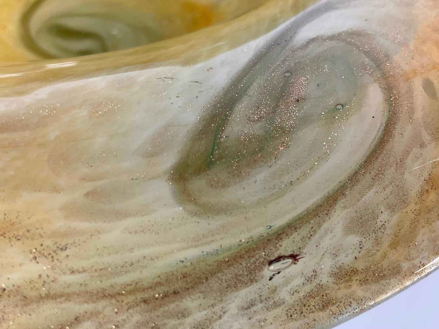 One of kind Vintage Italian Murano Glass Bowl.