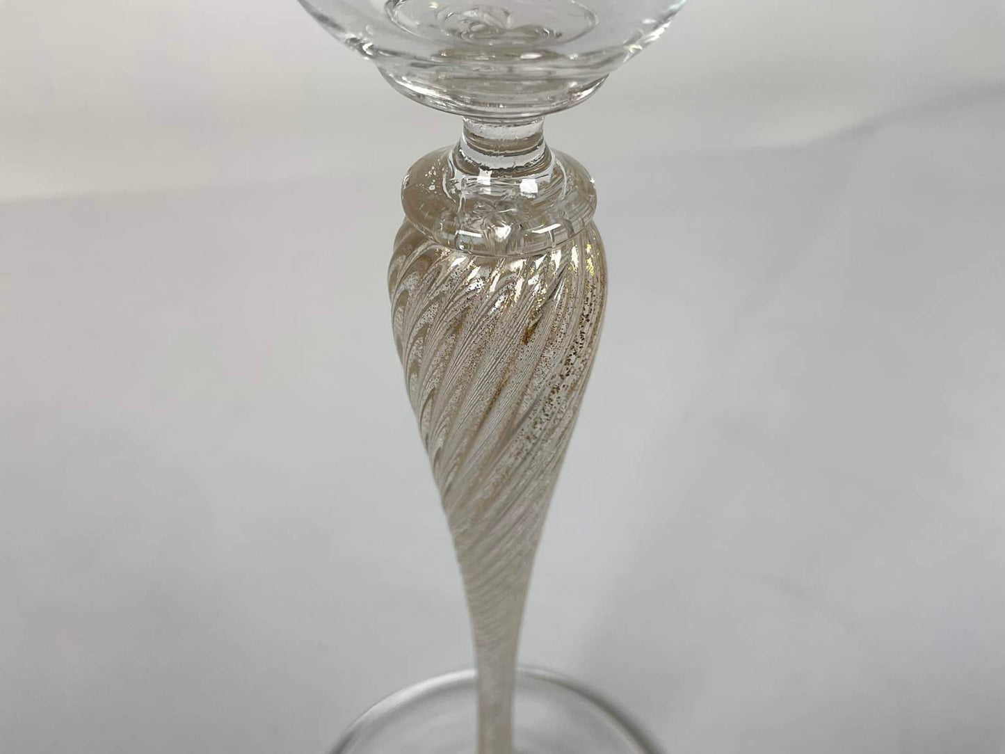 Extra Tall Murano Champagne - Cordial Glasses, 8 pcs