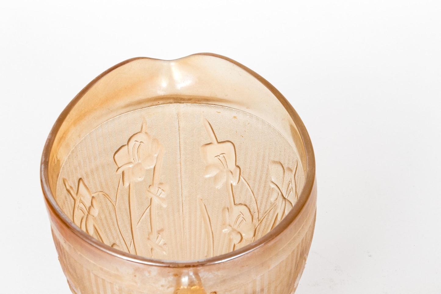 Jeannette Glass Co. Marigold Carnival Glass Lemonade Set